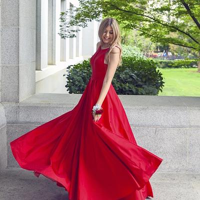 Pleated Midi Skirt